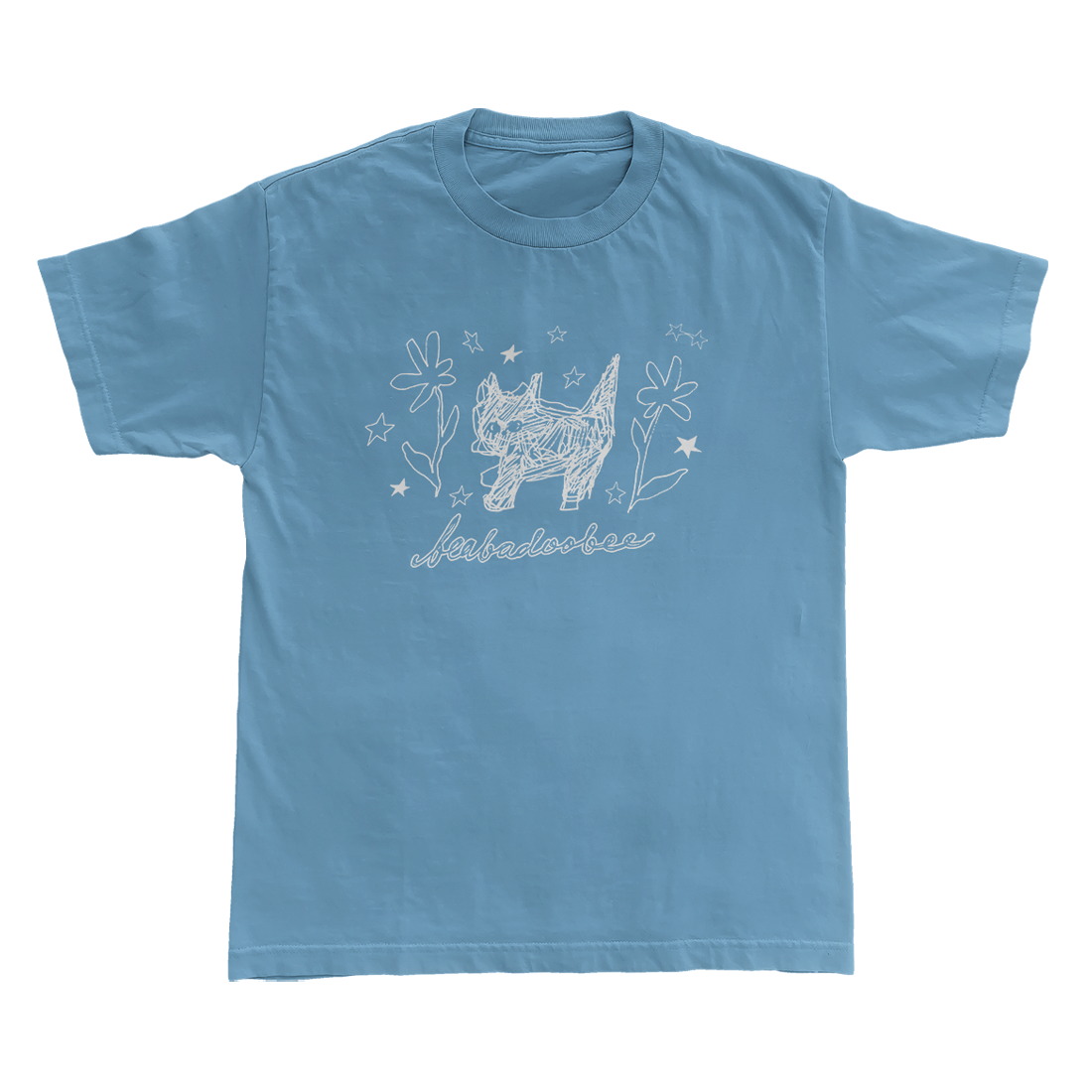 SCRIBBLE CAT TEE