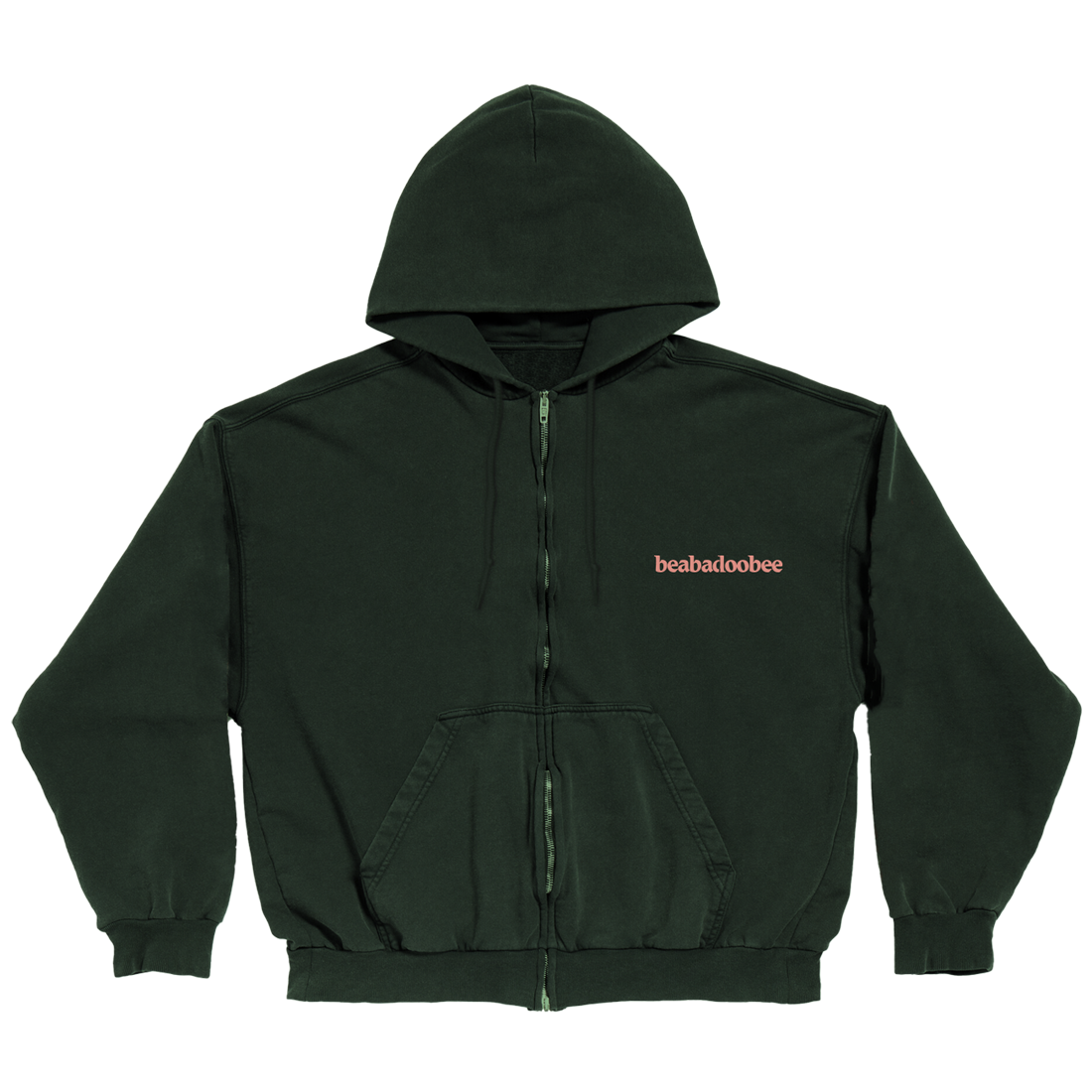 Fake It Flowers Zip Hoodie front